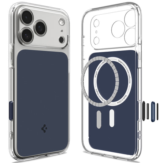 Funda MagSafe para Apple iPhone 18 Pro Max / 17 Pro Max, Spigen, Ultra Hybrid T, Azul Mate ACS12135
