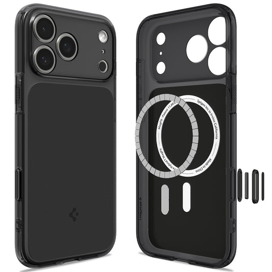 Funda MagSafe para Apple iPhone 18 Pro Max / 17 Pro Max, Spigen, Ultra Hybrid T, Negra Mate ACS12134