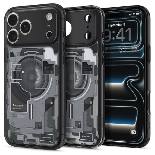 Funda MagSafe para Apple iPhone 18 Pro Max / 17 Pro Max, Spigen, Ultra Hybrid Zero One, Negra ACS12128