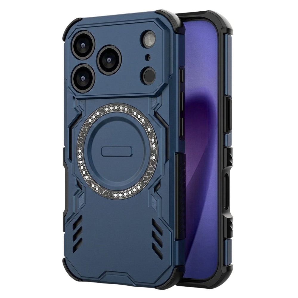 Funda MagSafe para Apple iPhone 18 Pro Max / 17 Pro Max, Techsuit, ArmorMag, Azul