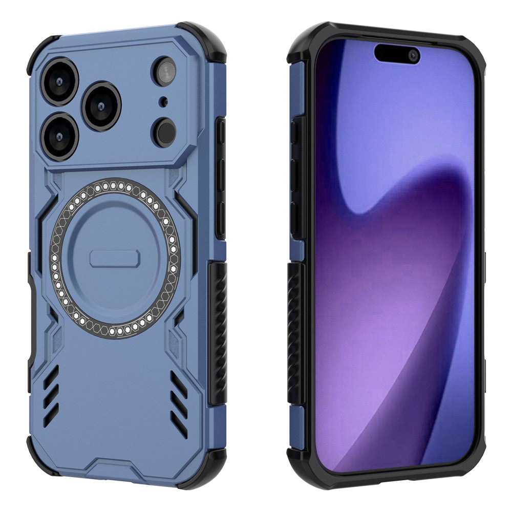 Funda MagSafe para Apple iPhone 18 Pro Max / 17 Pro Max, Techsuit, ArmorMag, Azul