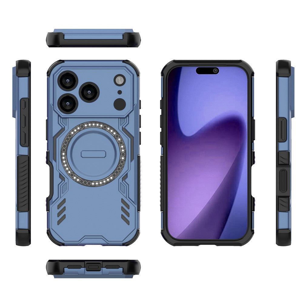 Funda MagSafe para Apple iPhone 18 Pro Max / 17 Pro Max, Techsuit, ArmorMag, Azul