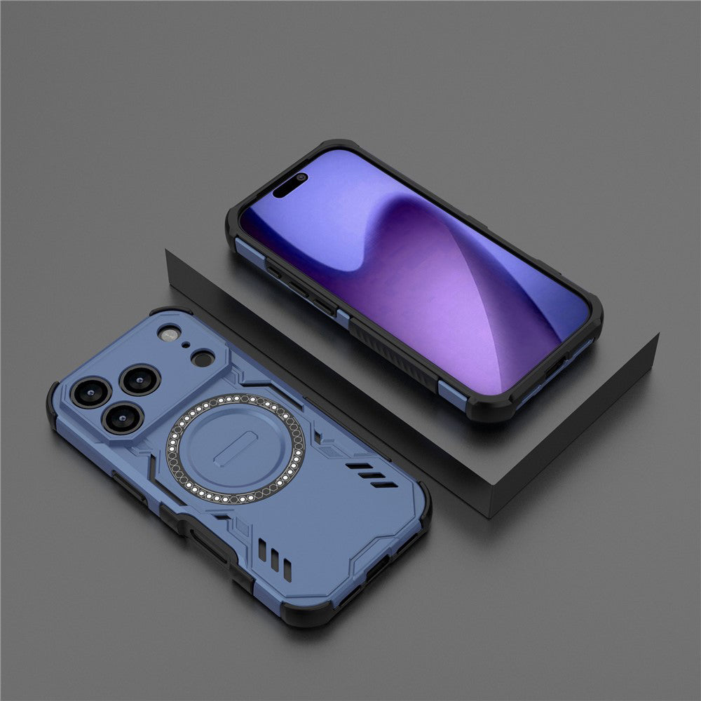 Funda MagSafe para Apple iPhone 18 Pro Max / 17 Pro Max, Techsuit, ArmorMag, Azul