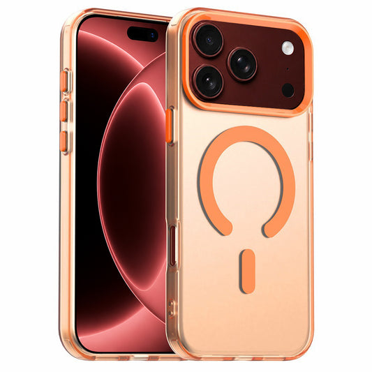 Funda MagSafe para Apple iPhone 18 Pro Max / 17 Pro Max, Techsuit, CandyCase, Naranja