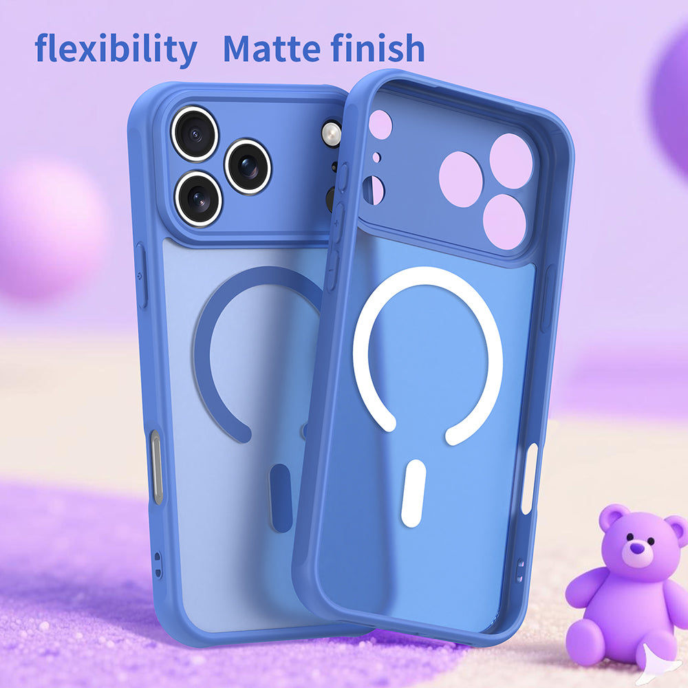 Funda MagSafe para Apple iPhone 18 Pro Max / 17 Pro Max, Techsuit, HaloFrost II, Azul