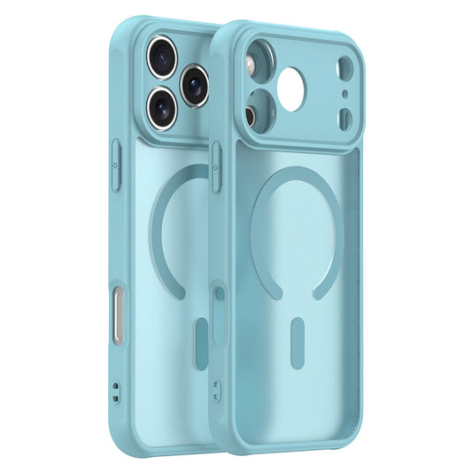 Funda MagSafe para Apple iPhone 18 Pro Max / 17 Pro Max, Techsuit, HaloFrost II, Verde Claro