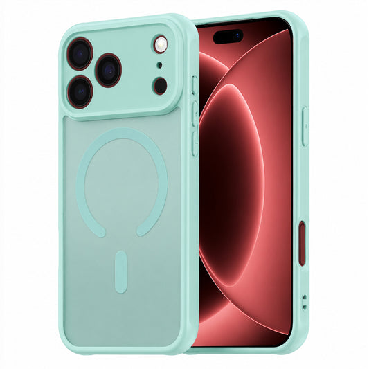 Funda MagSafe para Apple iPhone 18 Pro Max / 17 Pro Max, Techsuit, HaloFrost II, Verde Claro