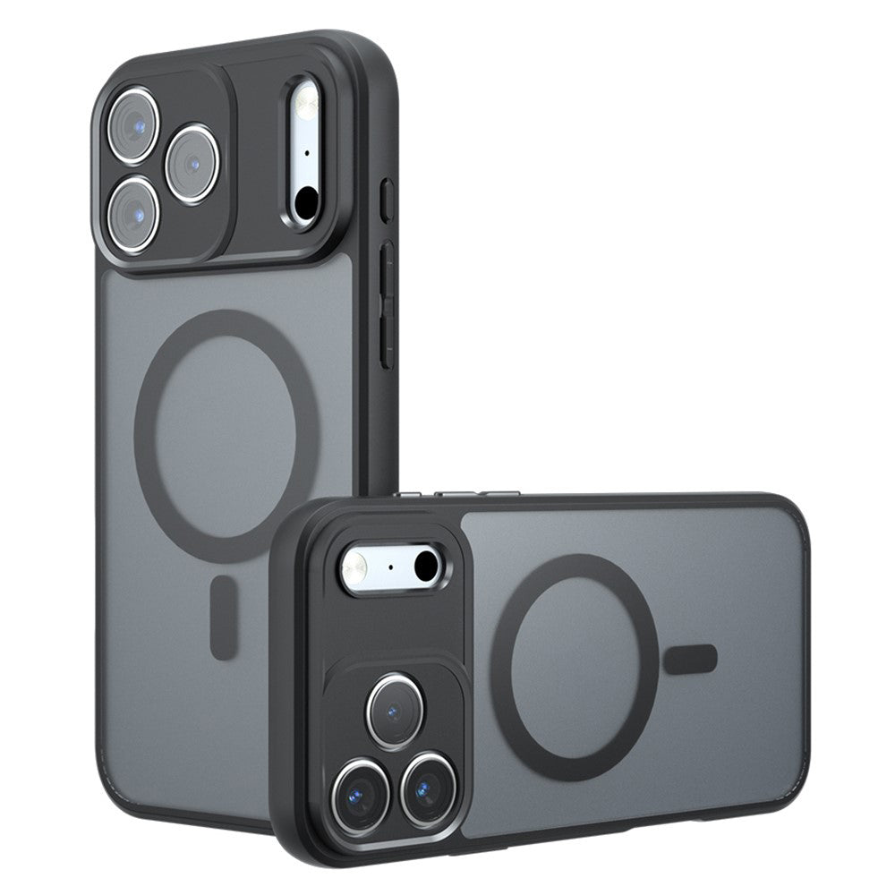 Funda MagSafe para Apple iPhone 18 Pro Max / 17 Pro Max, Techsuit, PureFrost, Negra Satinada