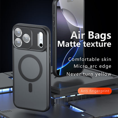 Funda MagSafe para Apple iPhone 18 Pro Max / 17 Pro Max, Techsuit, PureFrost, Negra Satinada
