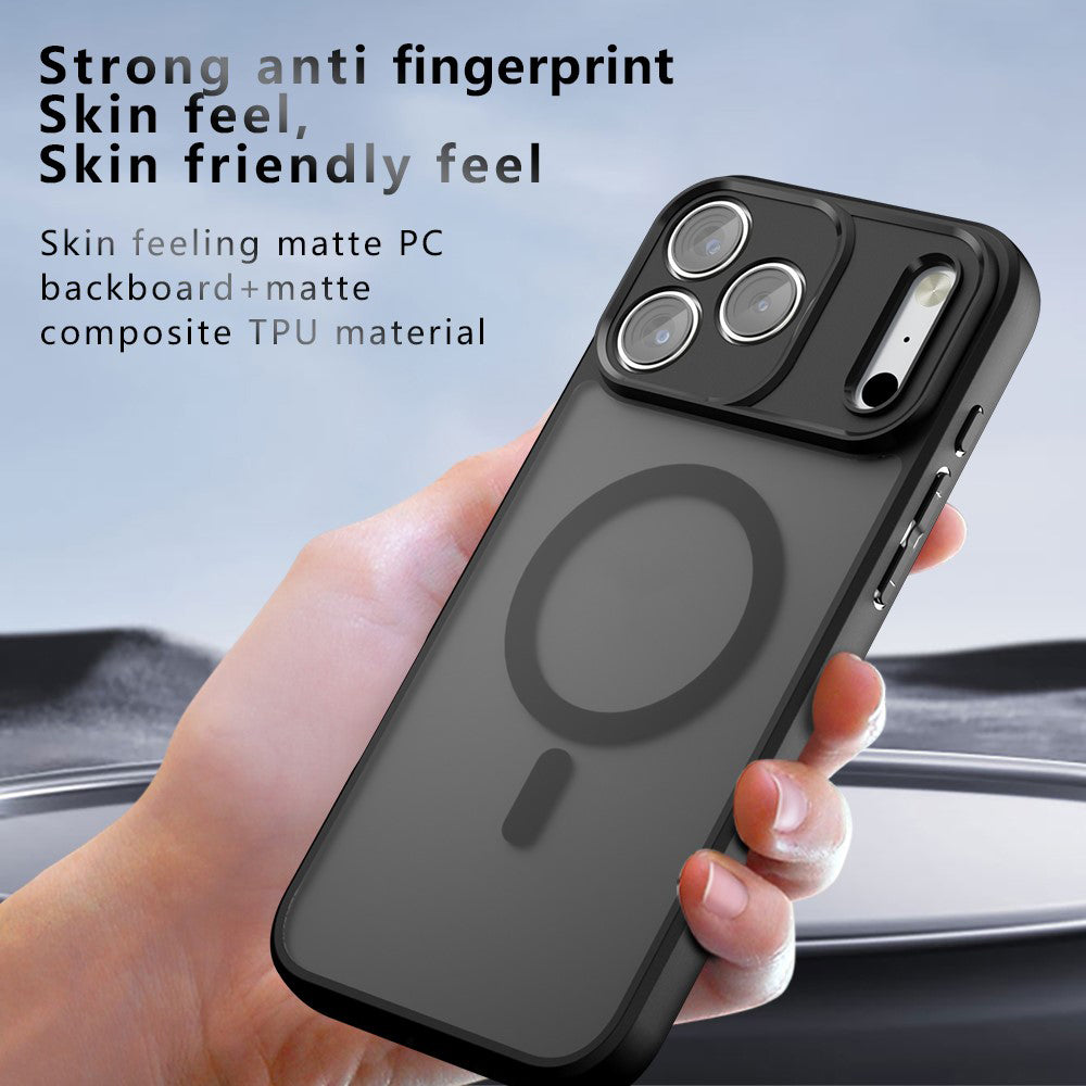 Funda MagSafe para Apple iPhone 18 Pro Max / 17 Pro Max, Techsuit, PureFrost, Negra Satinada