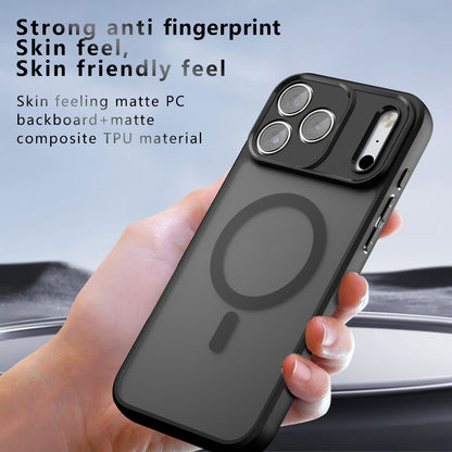 Funda MagSafe para Apple iPhone 18 Pro Max / 17 Pro Max, Techsuit, PureFrost, Negra Satinada