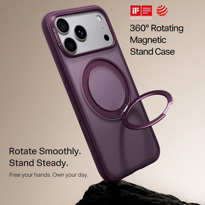 Funda MagSafe para Apple iPhone 18 Pro Max / 17 Pro Max, Torras, Ostand O1 Guardian, Morado