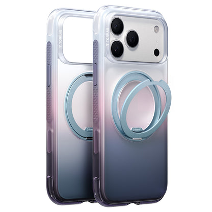 Funda MagSafe para Apple iPhone 18 Pro Max / 17 Pro Max, Torras, Ostand O3 Air Gradient, Violeta Naranja