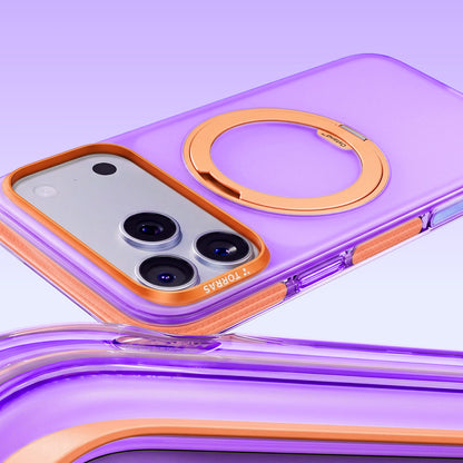 Funda MagSafe para Apple iPhone 18 Pro Max / 17 Pro Max, Torras, Ostand O3 Hue, Morado