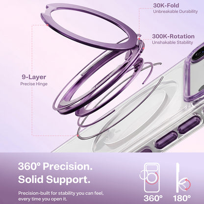 Funda MagSafe para Apple iPhone 18 Pro Max / 17 Pro Max, Torras, Ostand O3 Light, Morado