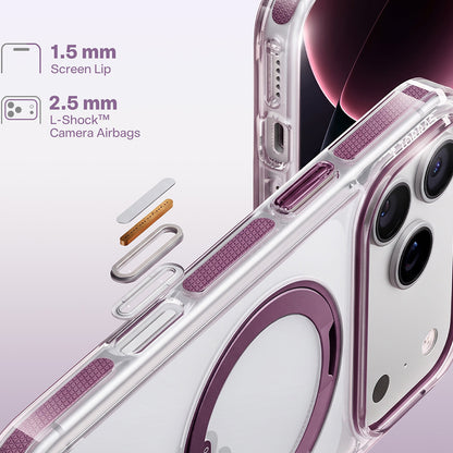 Funda MagSafe para Apple iPhone 18 Pro Max / 17 Pro Max, Torras, Ostand O3 Light, Morado