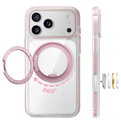 Funda MagSafe para Apple iPhone 18 Pro Max / 17 Pro Max, Torras, Ostand O3 Light, Rosa