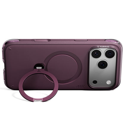 Funda MagSafe para Apple iPhone 18 Pro Max / 17 Pro Max, Torras, Ostand Q3 Air Essential, Morado