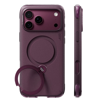 Funda MagSafe para Apple iPhone 18 Pro Max / 17 Pro Max, Torras, Ostand Q3 Air Essential, Morado