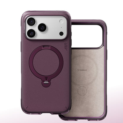 Funda MagSafe para Apple iPhone 18 Pro Max / 17 Pro Max, Torras, Ostand Q3 Air Essential, Morado