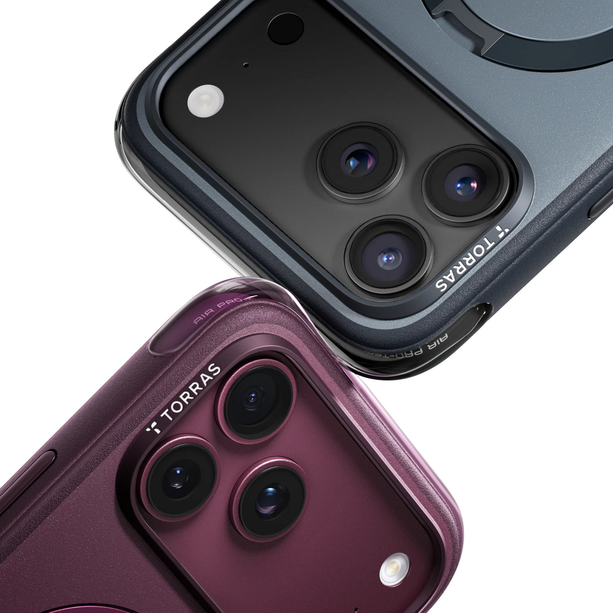 Funda MagSafe para Apple iPhone 18 Pro Max / 17 Pro Max, Torras, Ostand Q3 Air Essential, Morado