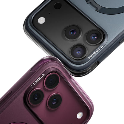 Funda MagSafe para Apple iPhone 18 Pro Max / 17 Pro Max, Torras, Ostand Q3 Air Essential, Morado