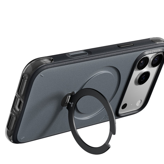 Funda MagSafe para Apple iPhone 18 Pro Max / 17 Pro Max, Torras, Ostand Q3 Air Essential, Negra