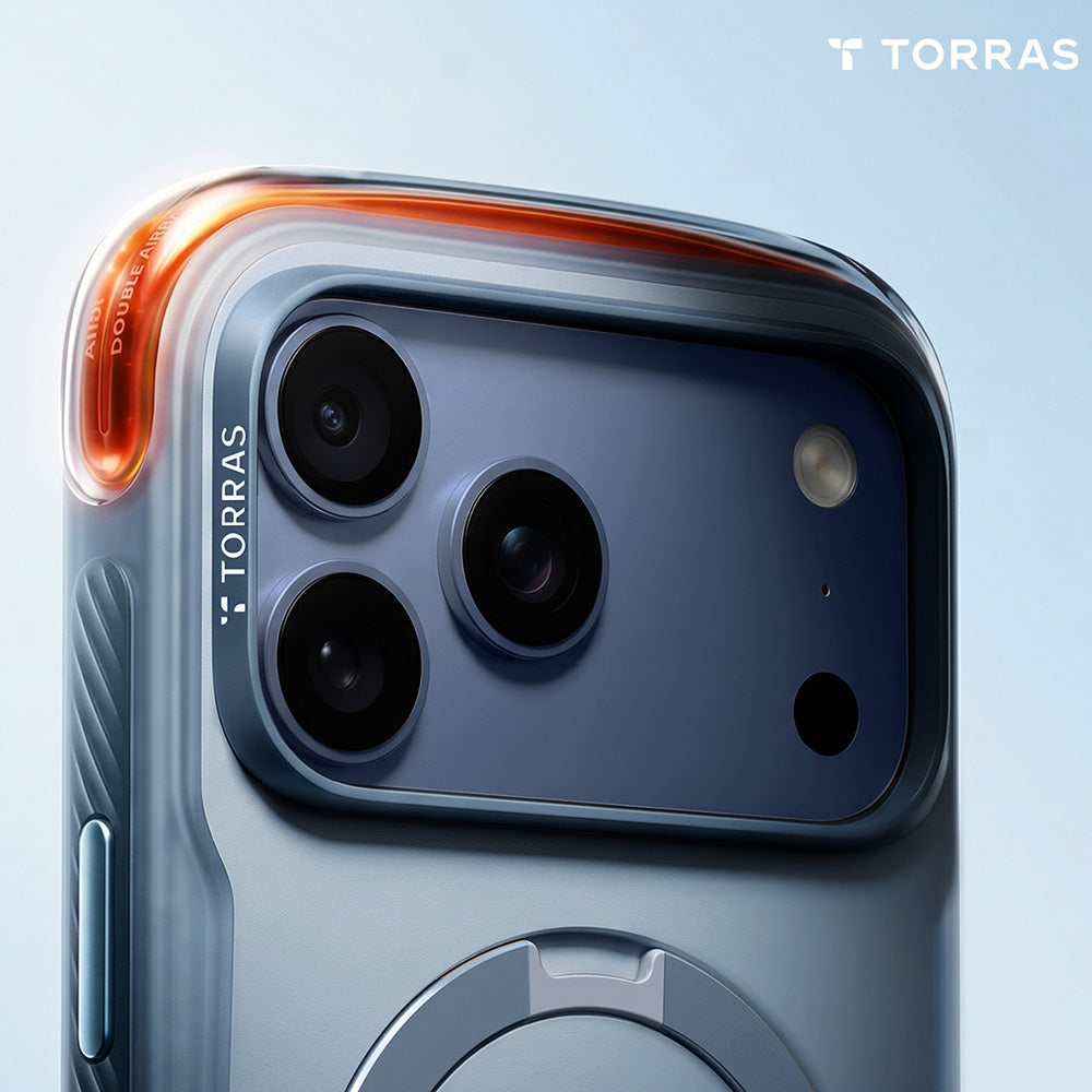 Funda MagSafe para Apple iPhone 18 Pro Max / 17 Pro Max, Torras, Ostand Q3 Air Pro, Morado