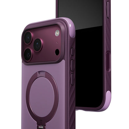 Funda MagSafe para Apple iPhone 18 Pro Max / 17 Pro Max, Torras, Ostand Q3 Rugged, Morado