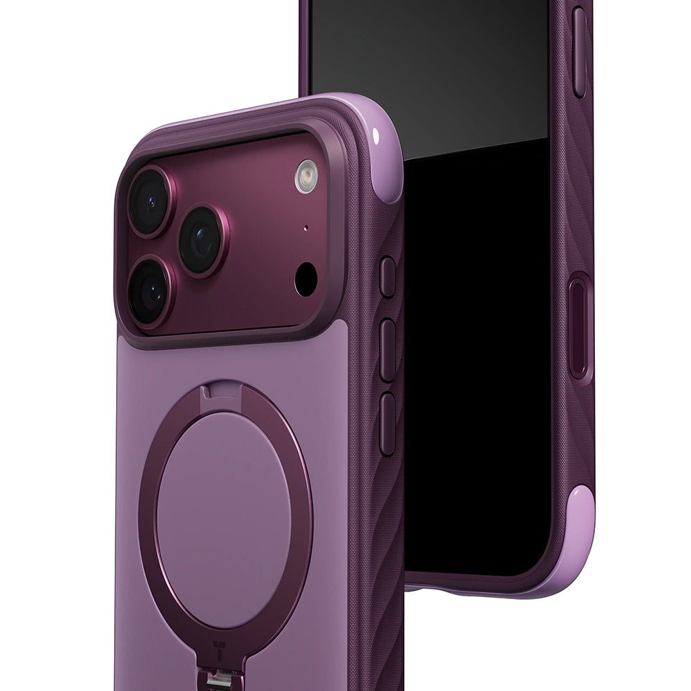 Funda MagSafe para Apple iPhone 18 Pro Max / 17 Pro Max, Torras, Ostand Q3 Rugged, Negra