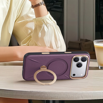 Funda MagSafe para Apple iPhone 18 Pro Max / 17 Pro Max, Torras, QPRO Leather, Morado