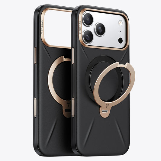 Funda MagSafe para Apple iPhone 18 Pro Max / 17 Pro Max, Torras, QPRO Leather, Negra