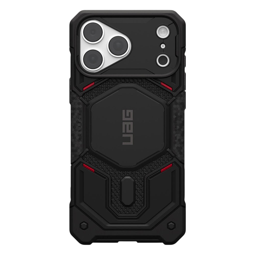 Funda MagSafe para Apple iPhone 18 Pro Max / 17 Pro Max, Urban Armor Gear, Monarch Pro Kevlar, Negra