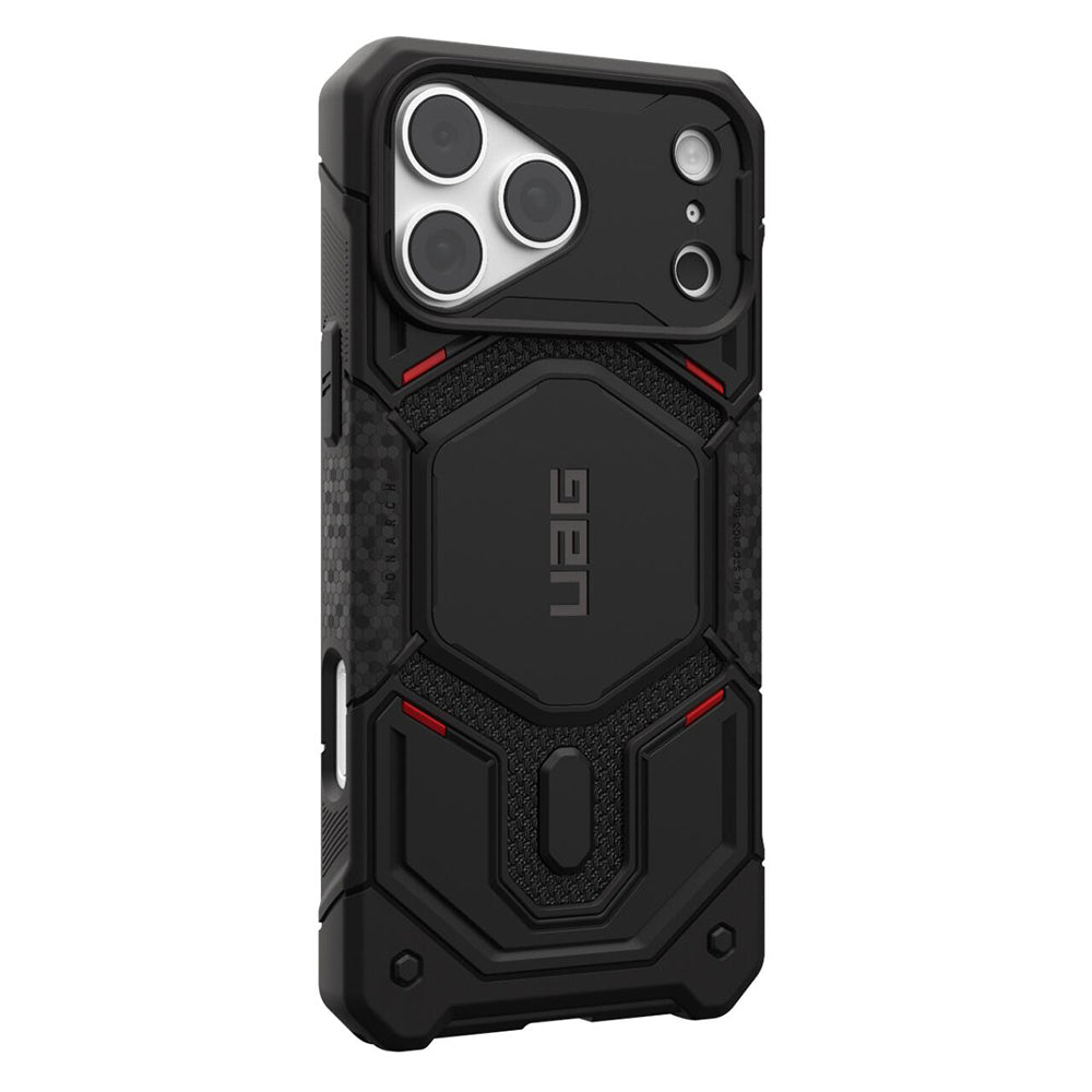 Funda MagSafe para Apple iPhone 18 Pro Max / 17 Pro Max, Urban Armor Gear, Monarch Pro Kevlar, Negra