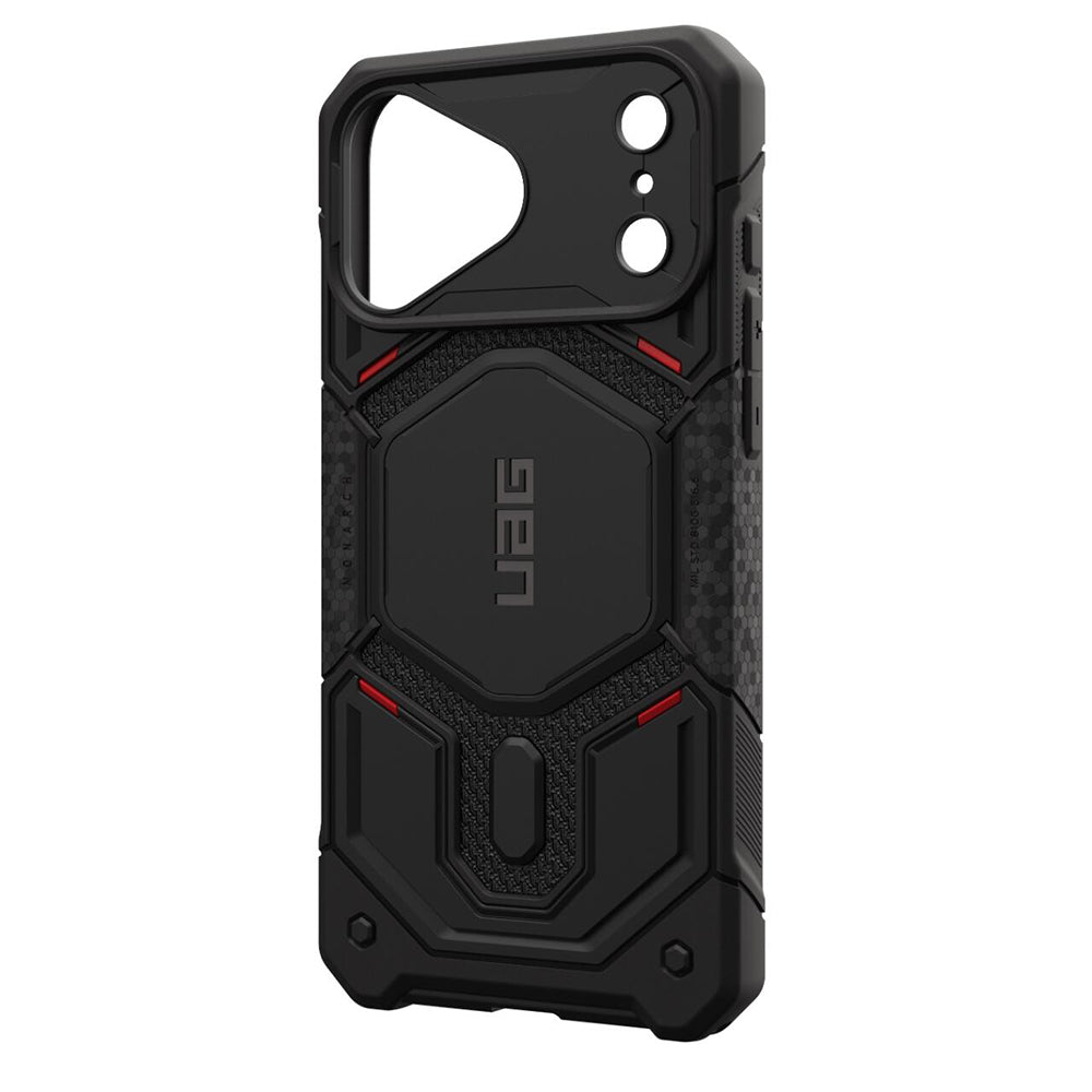 Funda MagSafe para Apple iPhone 18 Pro Max / 17 Pro Max, Urban Armor Gear, Monarch Pro Kevlar, Negra