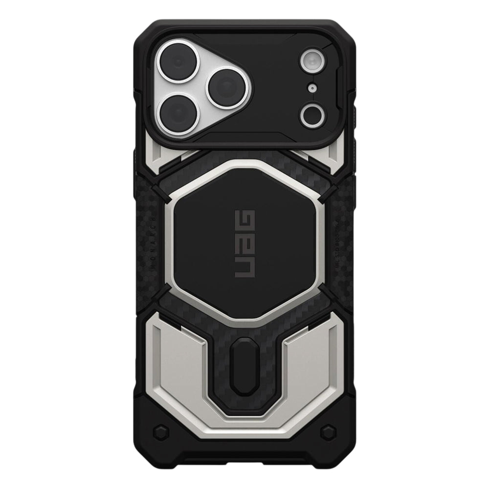 Funda MagSafe para Apple iPhone 18 Pro Max / 17 Pro Max, Urban Armor Gear, Monarch Pro, Gris