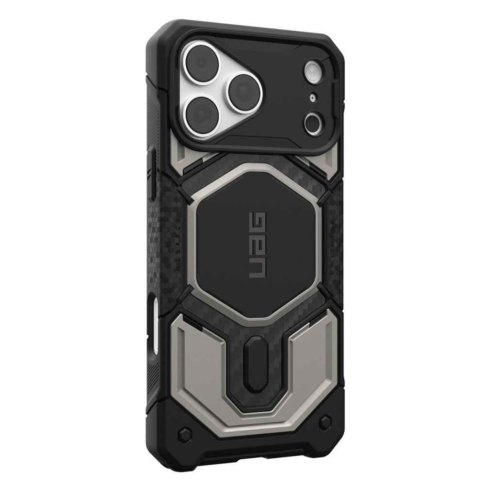 Funda MagSafe para Apple iPhone 18 Pro Max / 17 Pro Max, Urban Armor Gear, Monarch Pro, Gris