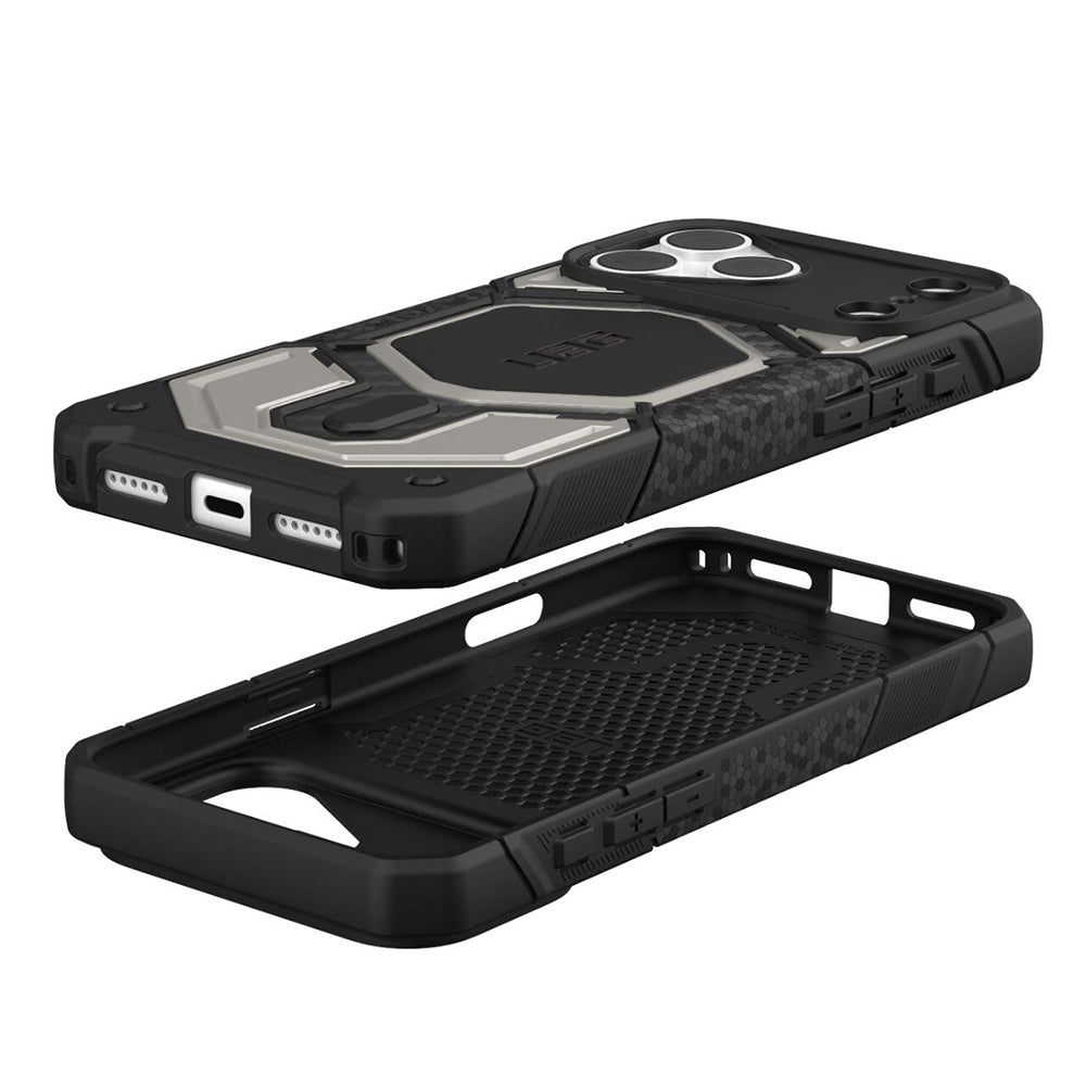 Funda MagSafe para Apple iPhone 18 Pro Max / 17 Pro Max, Urban Armor Gear, Monarch Pro, Gris