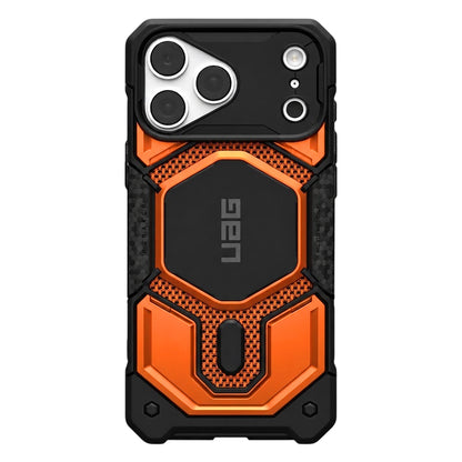 Funda MagSafe para Apple iPhone 18 Pro Max / 17 Pro Max, Urban Armor Gear, Monarch Pro Kevlar, Naranja
