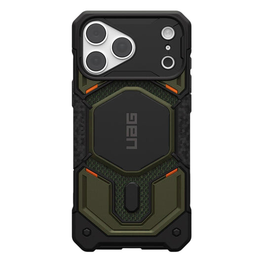 Funda MagSafe para Apple iPhone 18 Pro Max / 17 Pro Max, Urban Armor Gear, Monarch Pro Kevlar, Verde