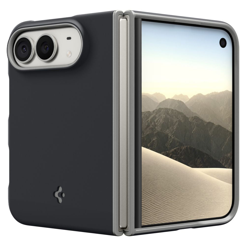 Funda MagSafe para Apple iPhone Duo, Spigen, Nano Pop, Negra ACS11687