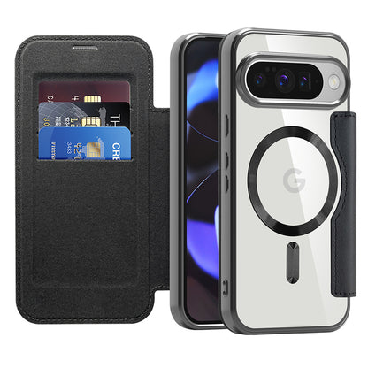 Funda MagSafe para Google Pixel 10 Pro / 10, Techsuit, SmartMag Book, Negra