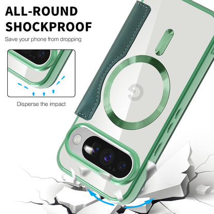 Funda MagSafe para Google Pixel 10 Pro XL, Techsuit, SmartMag Book, Verde