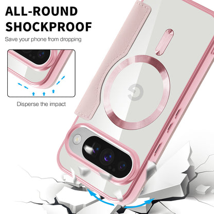 Funda MagSafe para Google Pixel 10 Pro / 10, Techsuit, SmartMag Book, Rosa