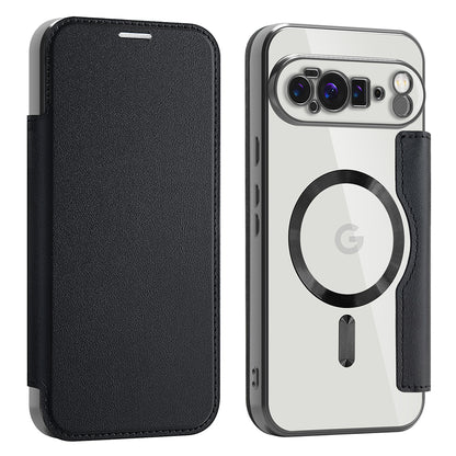 Funda MagSafe para Google Pixel 10 Pro XL, Techsuit, SmartMag Book, Negra