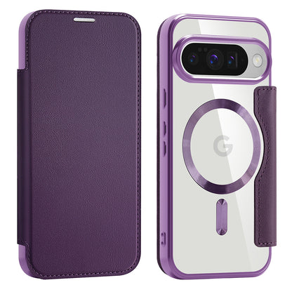 Funda MagSafe para Google Pixel 10 Pro / 10, Techsuit, SmartMag Book, Morado