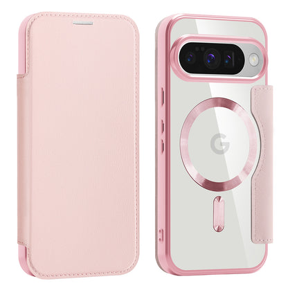 Funda MagSafe para Google Pixel 10 Pro / 10, Techsuit, SmartMag Book, Rosa