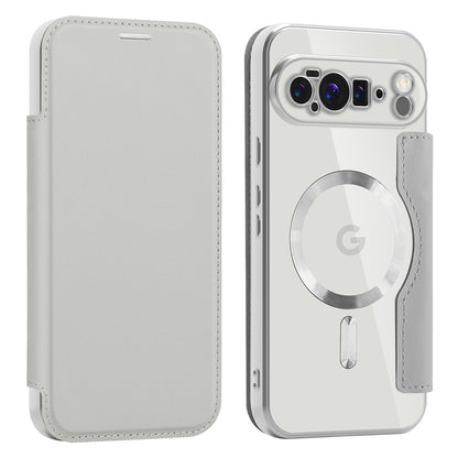 Funda MagSafe para Google Pixel 10 Pro XL, Techsuit, SmartMag Book, Gris