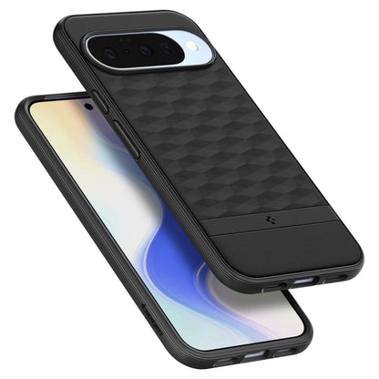 Funda MagSafe para Google Pixel 10 Pro / 10, Spigen, Caseology Parallax, Negra Mate ACS09708