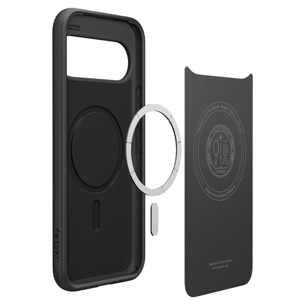 Funda MagSafe para Google Pixel 10 Pro / 10, Spigen, Caseology Parallax, Negra Mate ACS09708